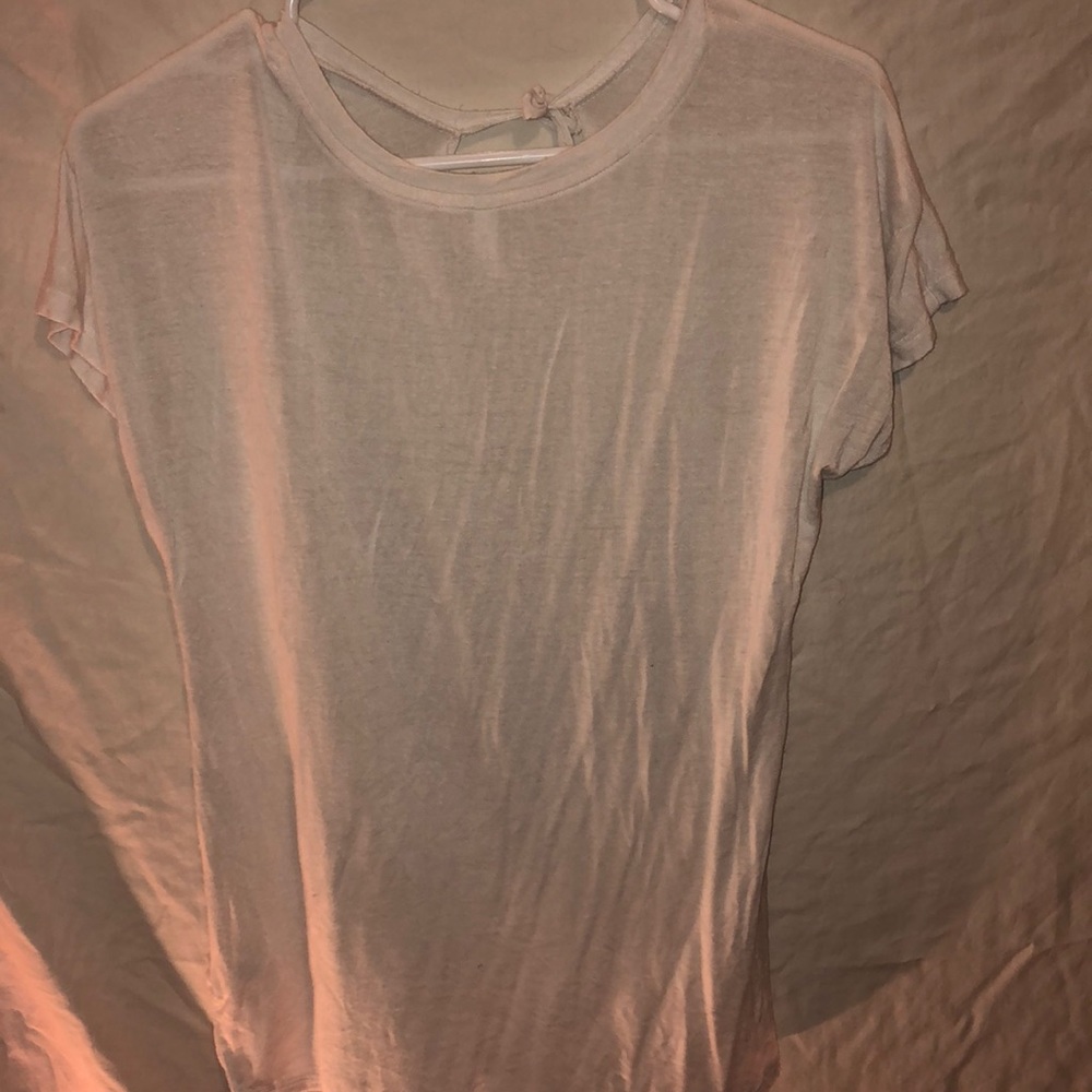 Plane white T-shirt